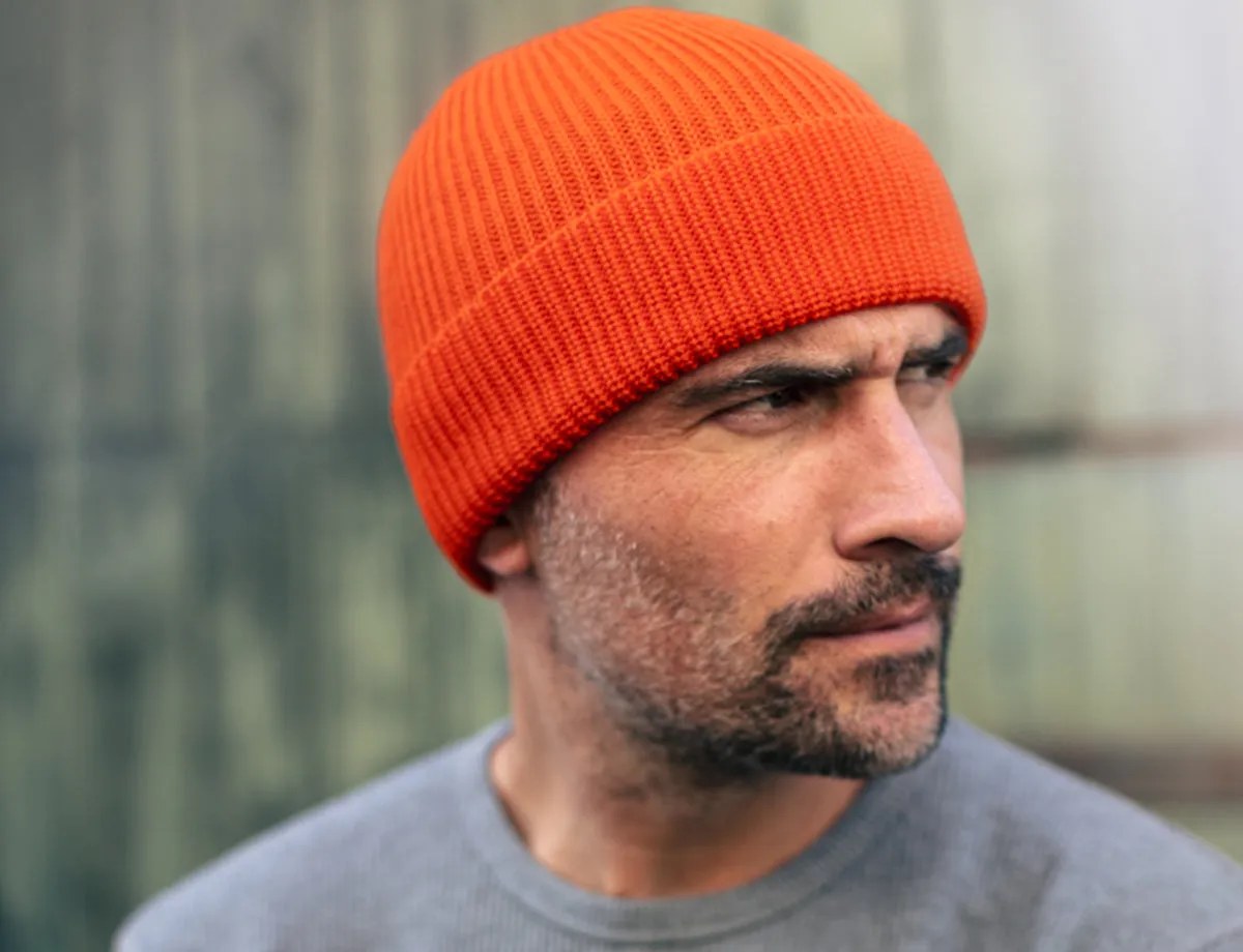 &SONS New Watchcap Beanie Orange