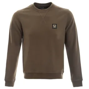 Belstaff Crew Neck Sweatshirt in Salvia Green