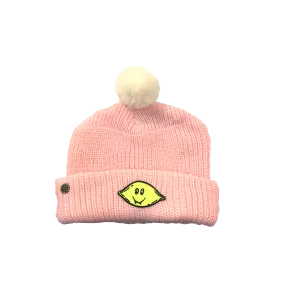 Dope Lemon / Pink and White Beanie