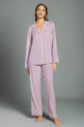 Gisele Long PJ Set in Lavender