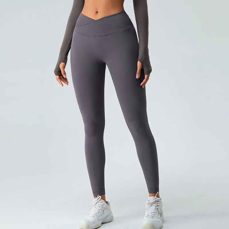 Hgh-waisted butt lift yoga leggins