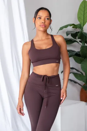 High Waisted Leggings Espresso