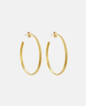 HOOP EARRINGS "TEMPTATION" GOLD