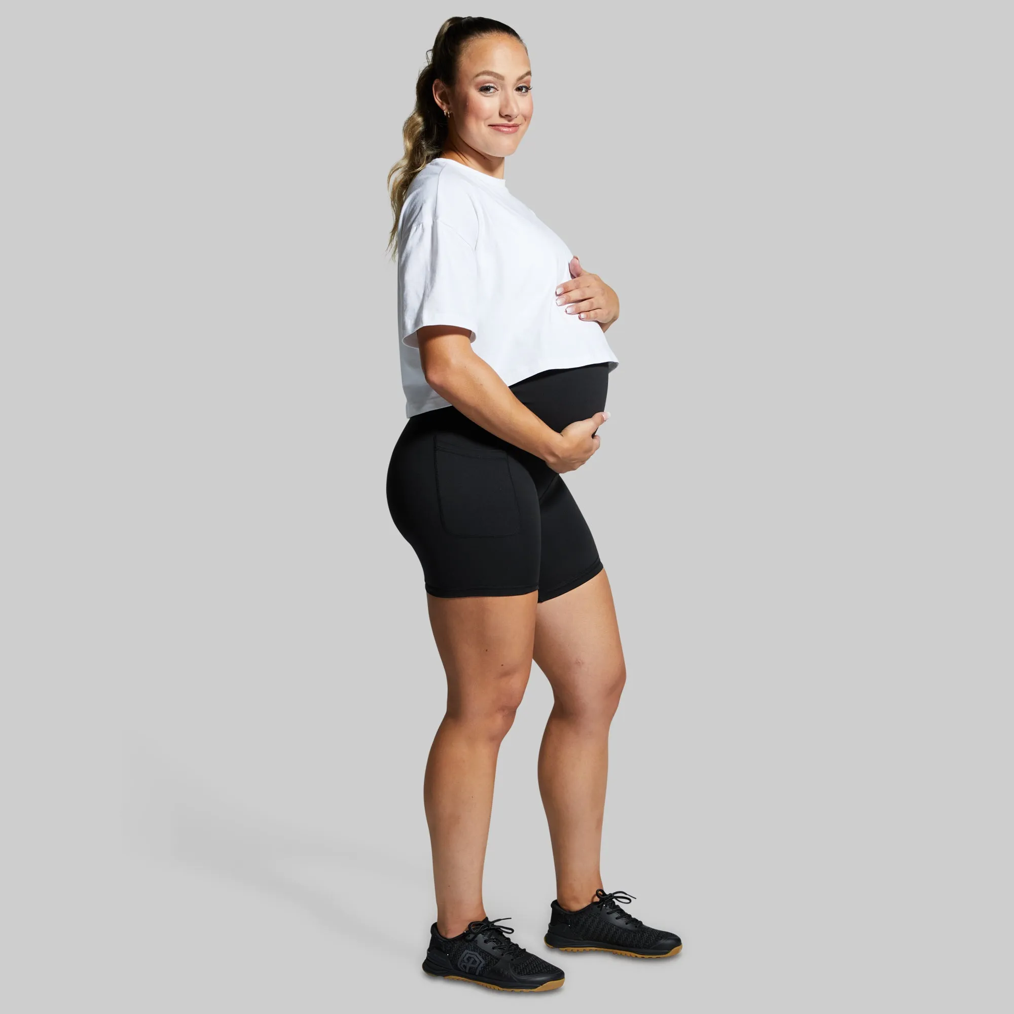 Maternity Biker Short (Black)