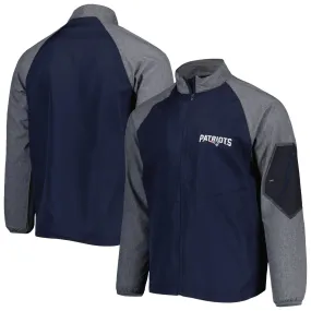 Men's Dunbrooke New England Patriots Hurricane Raglan Full Zip Windbreaker