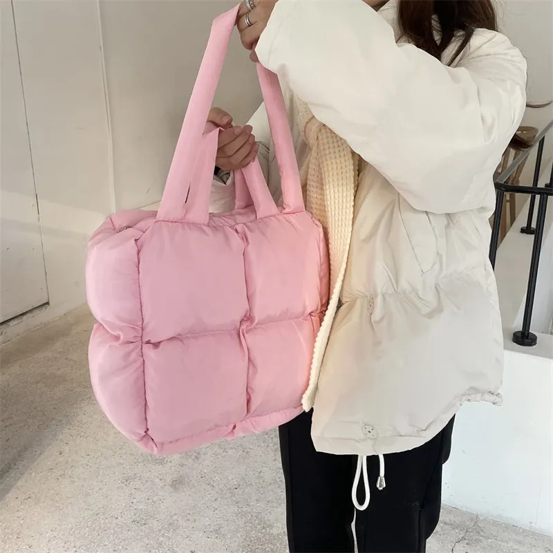 Puff Square Tote Bag