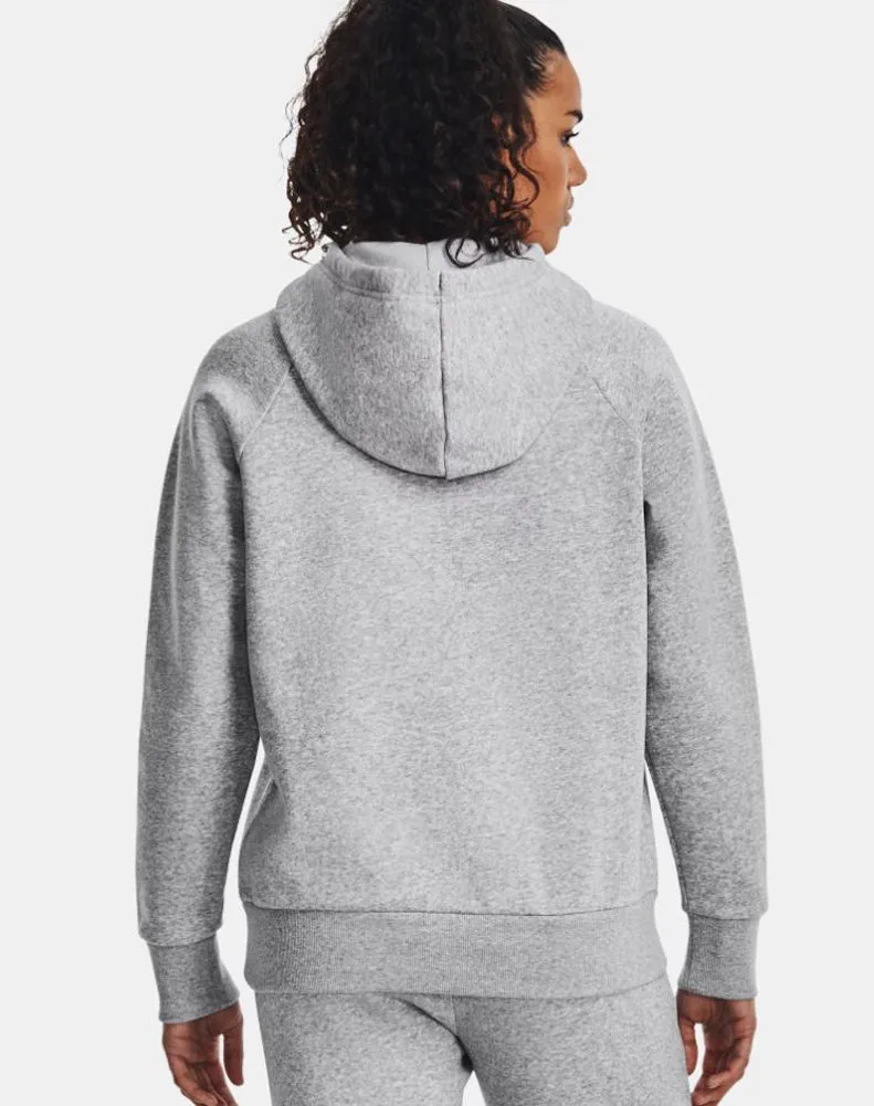 Rival Fleece Hoodie in Grey by Under Armour