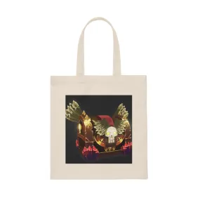 Skeleton Chest Canvas Tote Bag