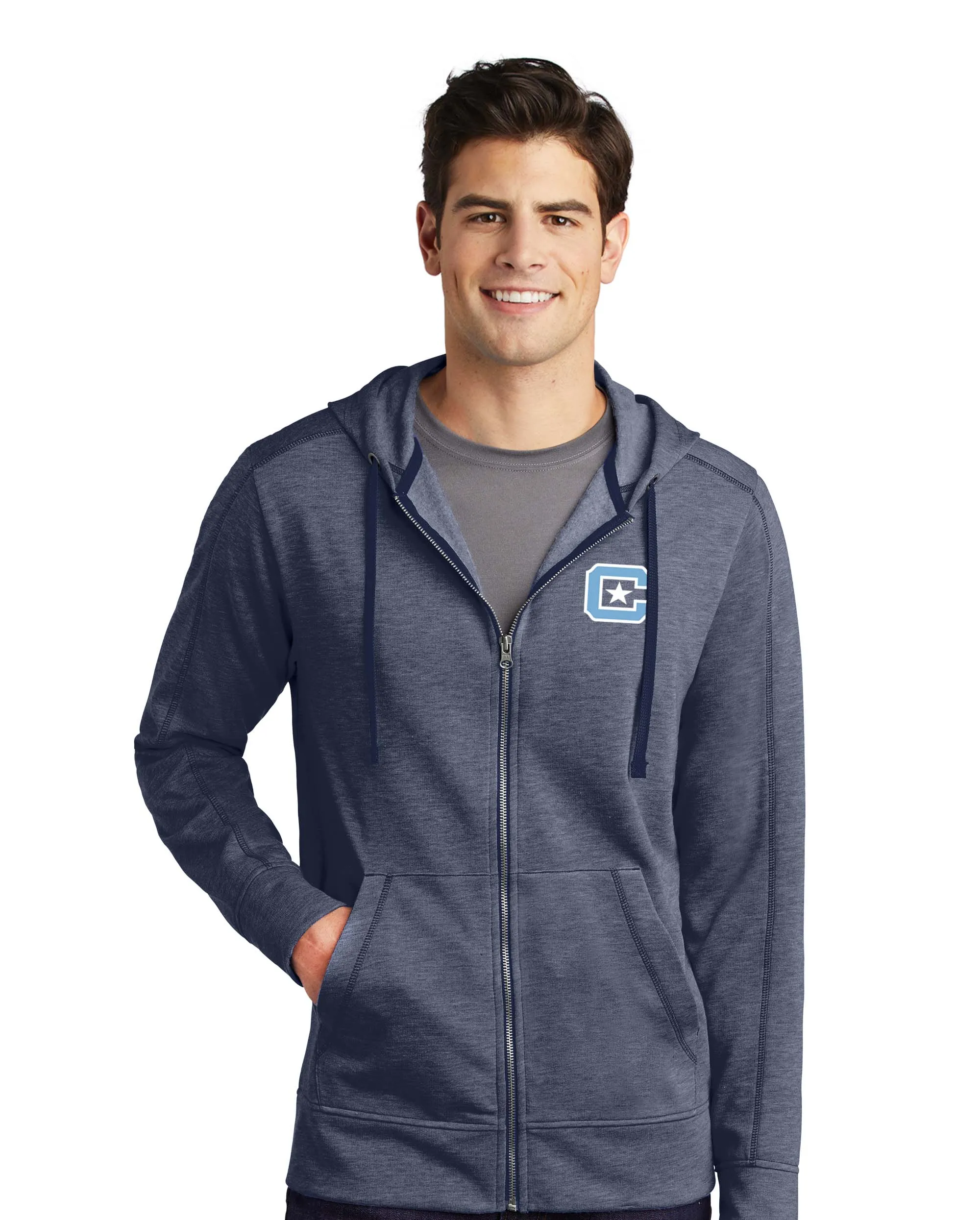 The Citadel, C-Star logo Full-Zip Hooded Jacket